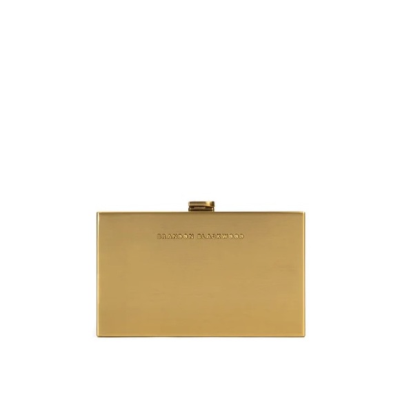 Brandon Blackwood Slim Clutch- Gold - Picture 1 of 6